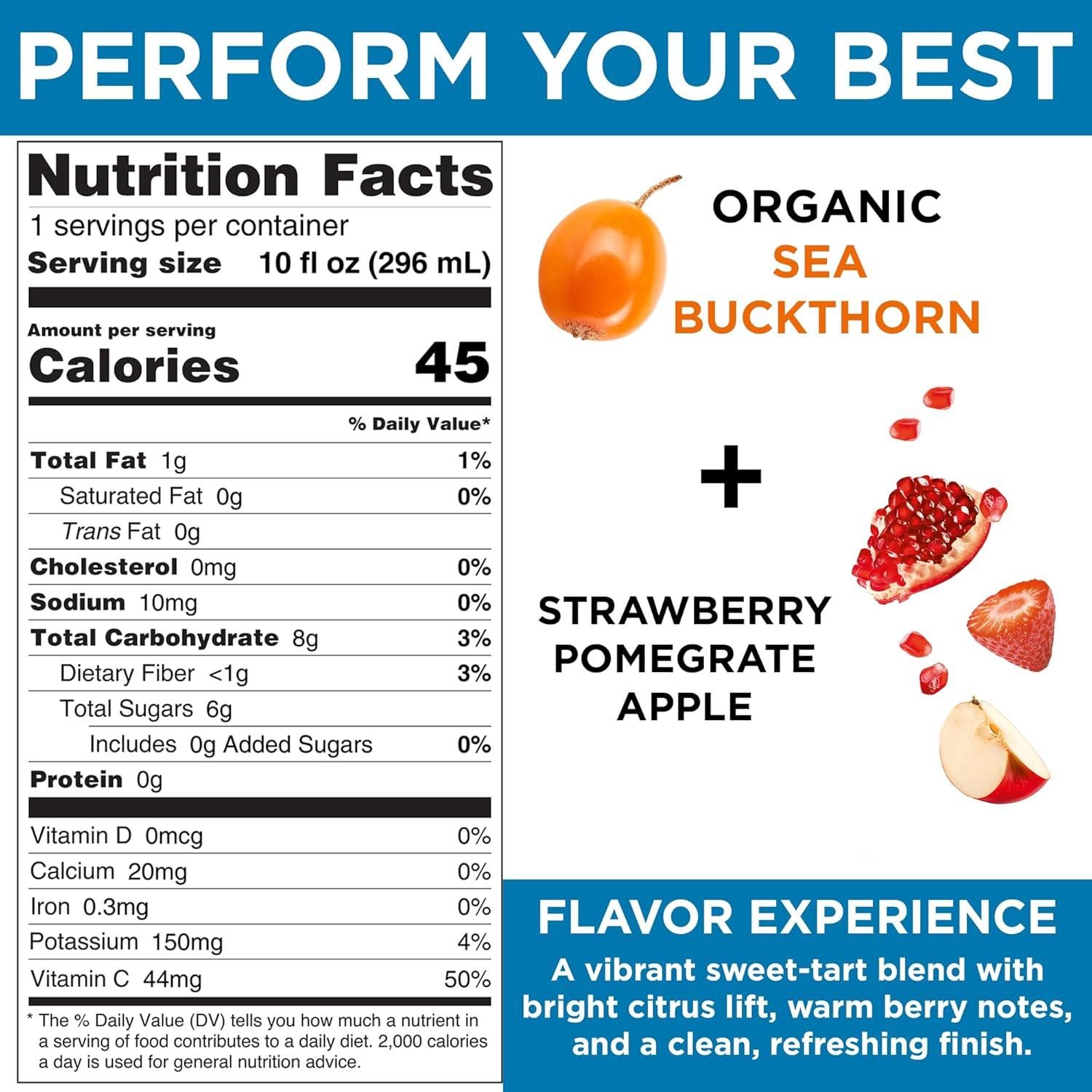 Jugo de Espino Marino Orgánico Mia Natural 295 ml - Sin Azúcar