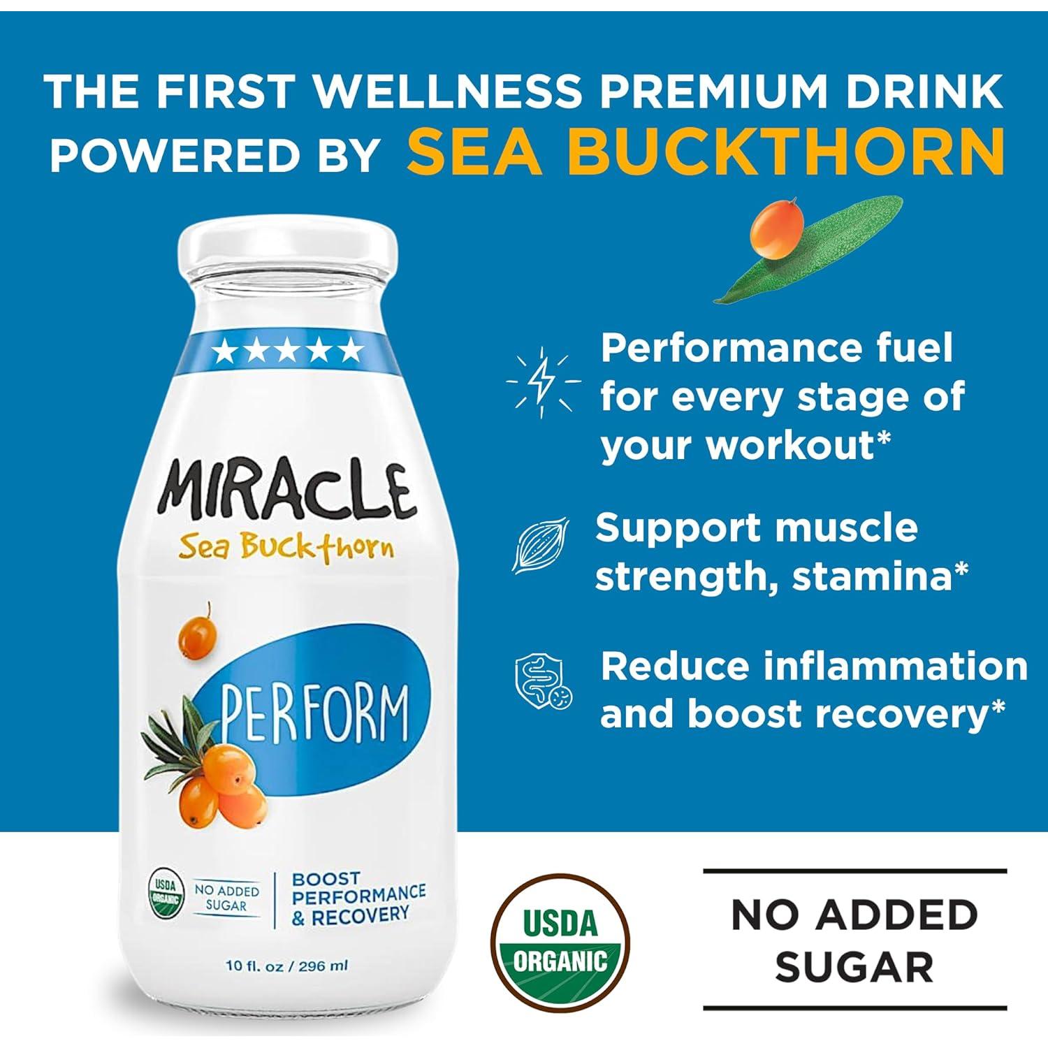 Jugo de Espino Marino Orgánico Mia Natural 295 ml - Sin Azúcar