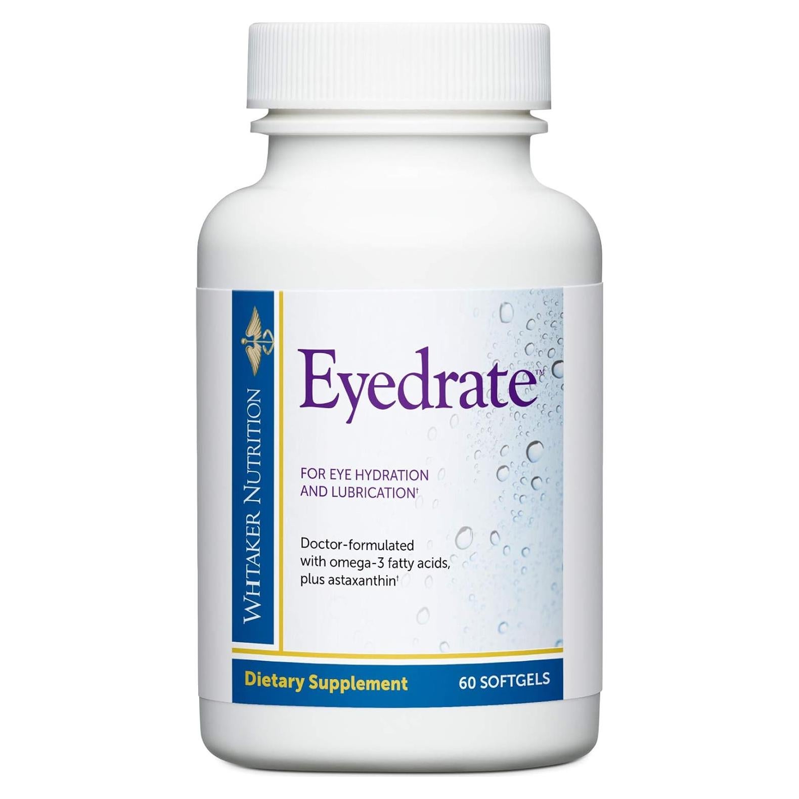 Suplemento Hidratación Ocular Eyedrate Dr. Whitaker 60 Gelatinas