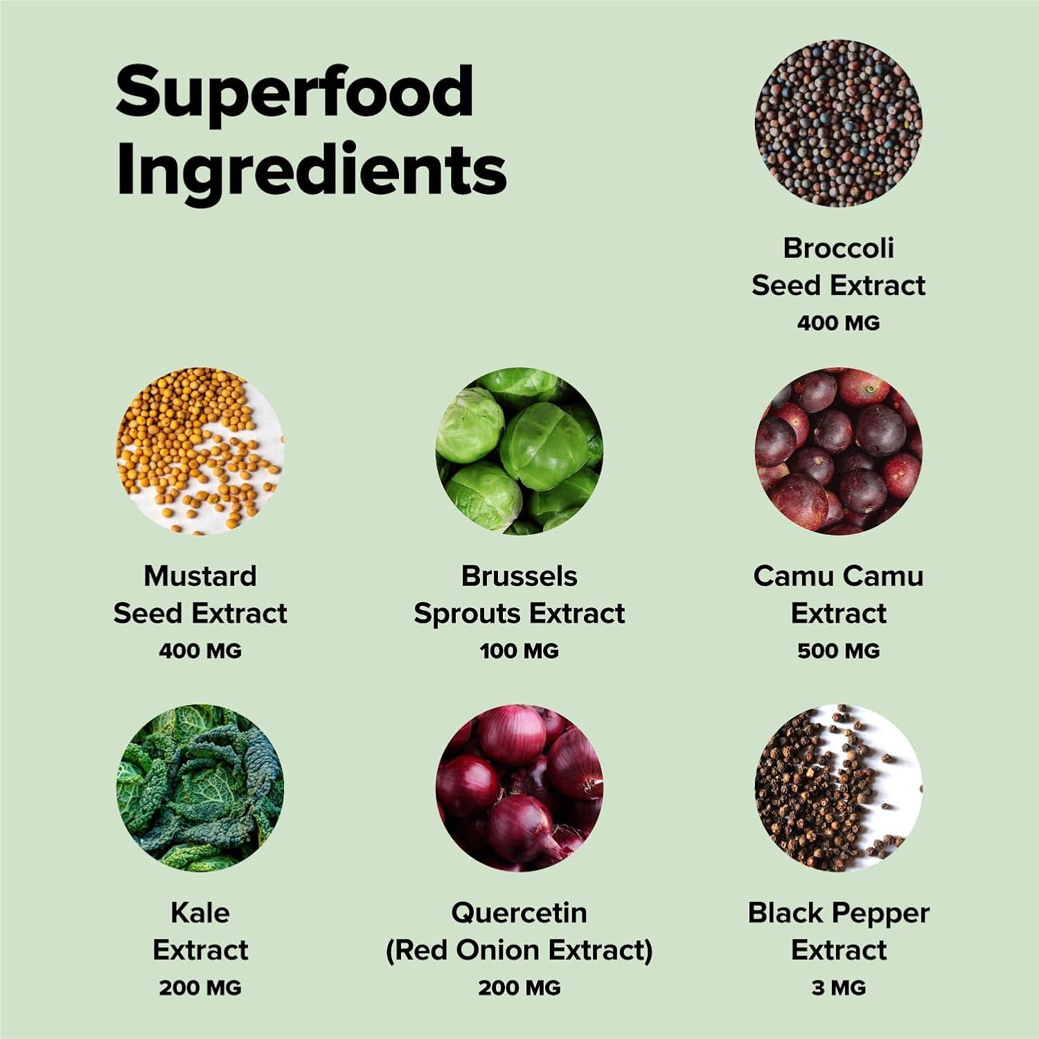 Suplemento Sulforafano COMPLEMENT - 30 Porciones, 52mg Glucorafanina