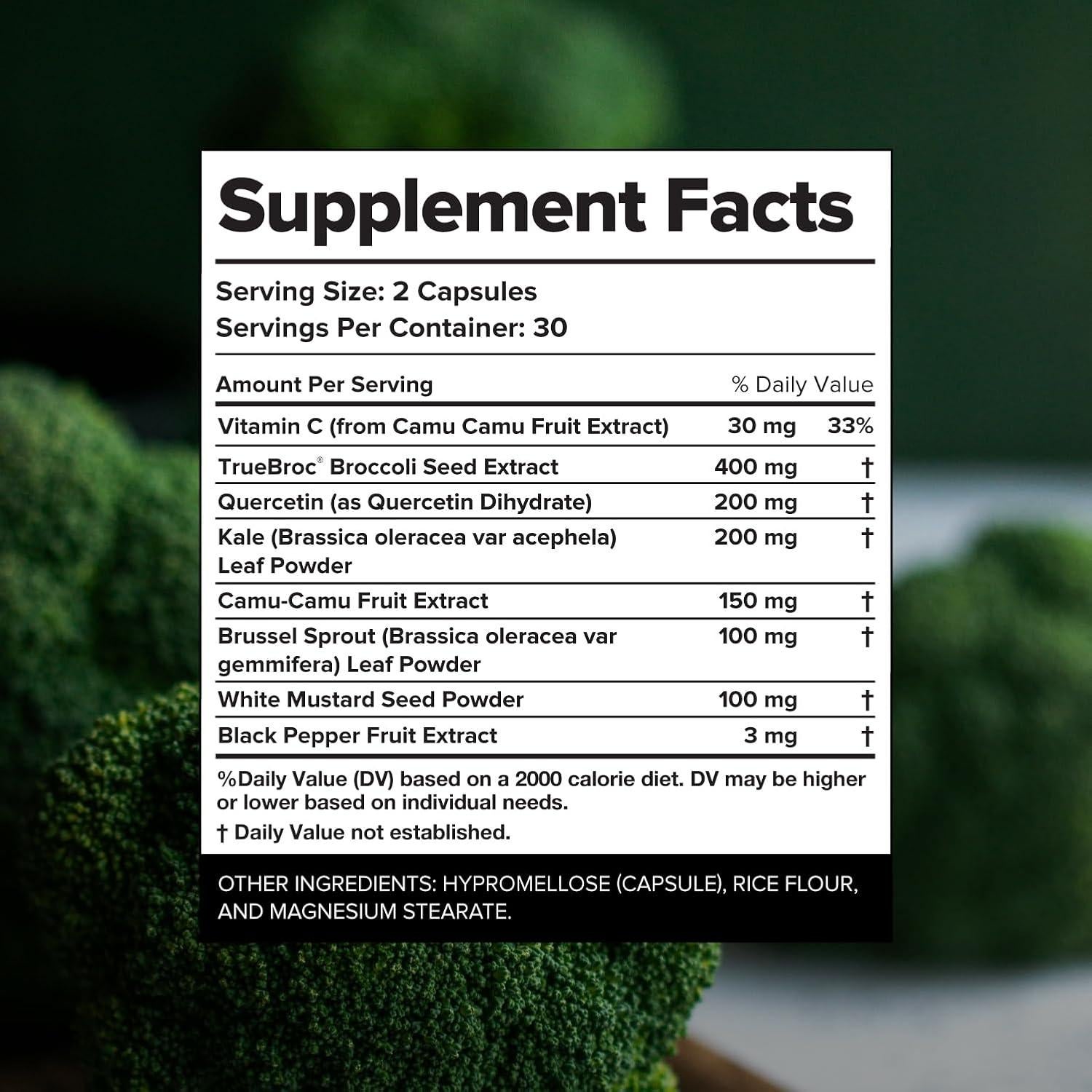 Suplemento Sulforafano COMPLEMENT - 30 Porciones, 52mg Glucorafanina