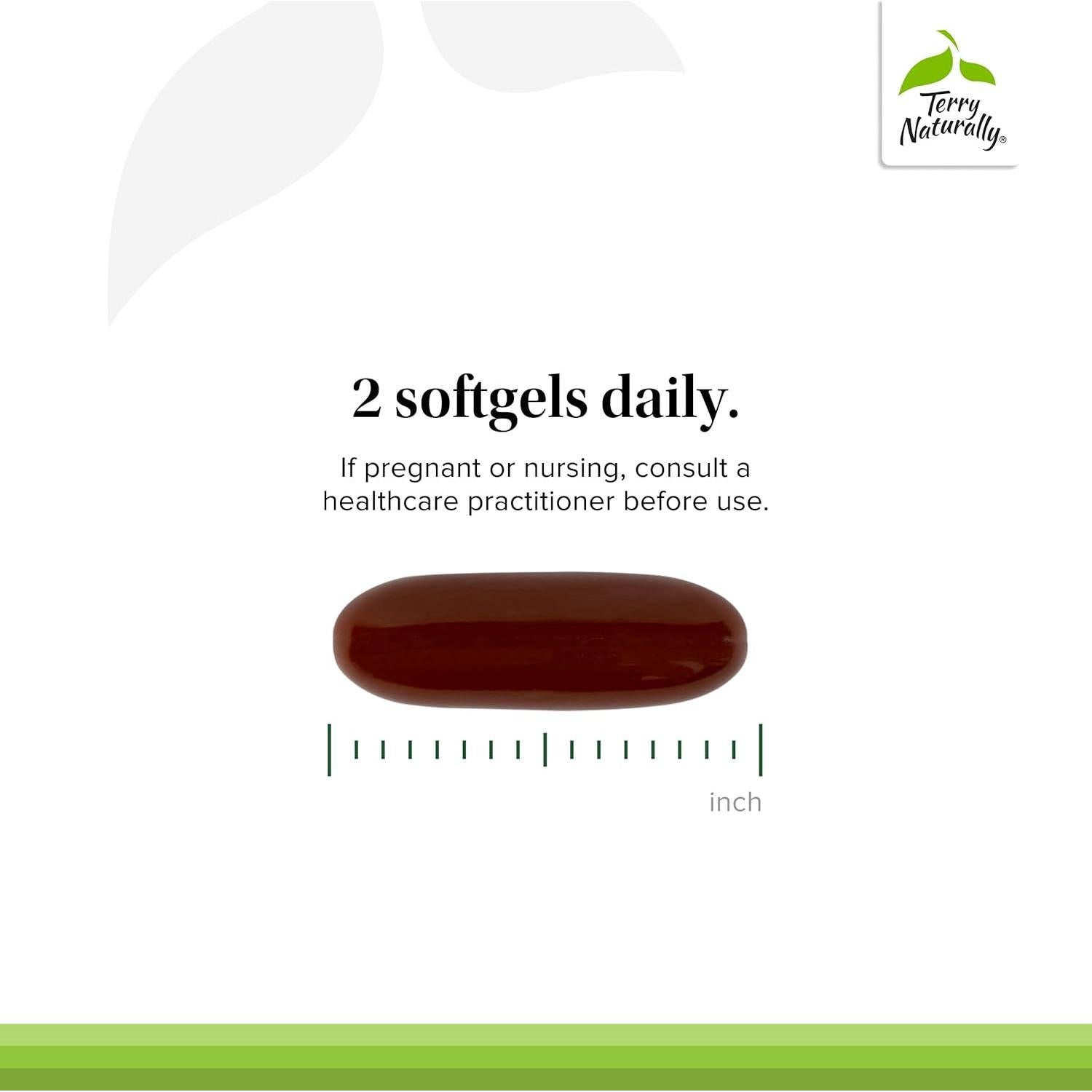 Suplemento Terry Naturally para Cabello, Piel y Uñas 60 Gelatinas