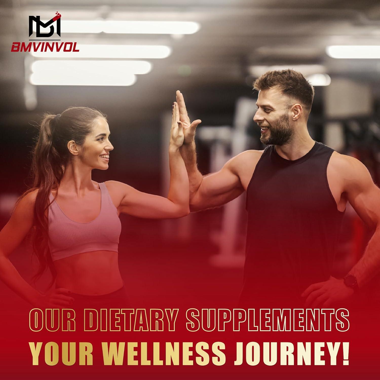 Suplemento de Berberina HCl BMVINVOL - 60 Cápsulas 6 en 1