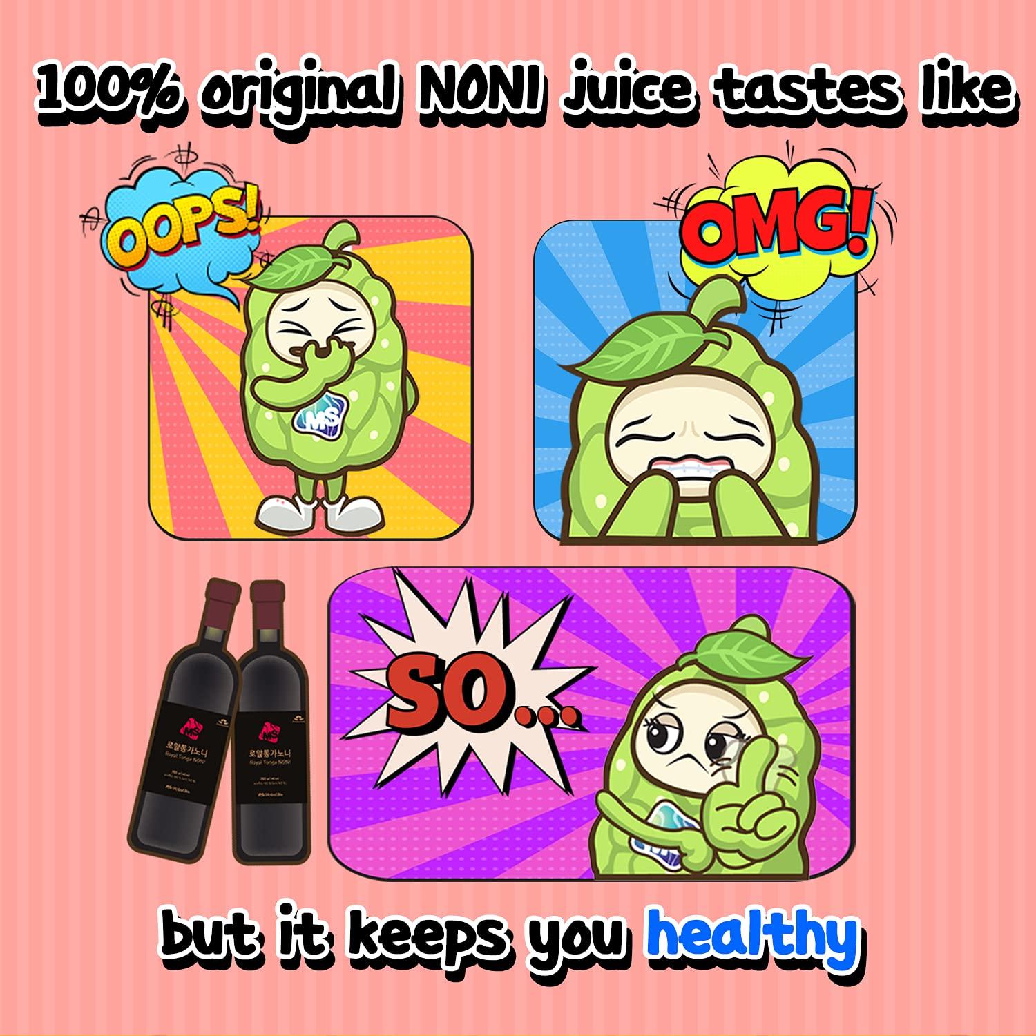 Jugo de Noni 100% Puro Royal Tonga - Paquete de 2 Botellas 739ml