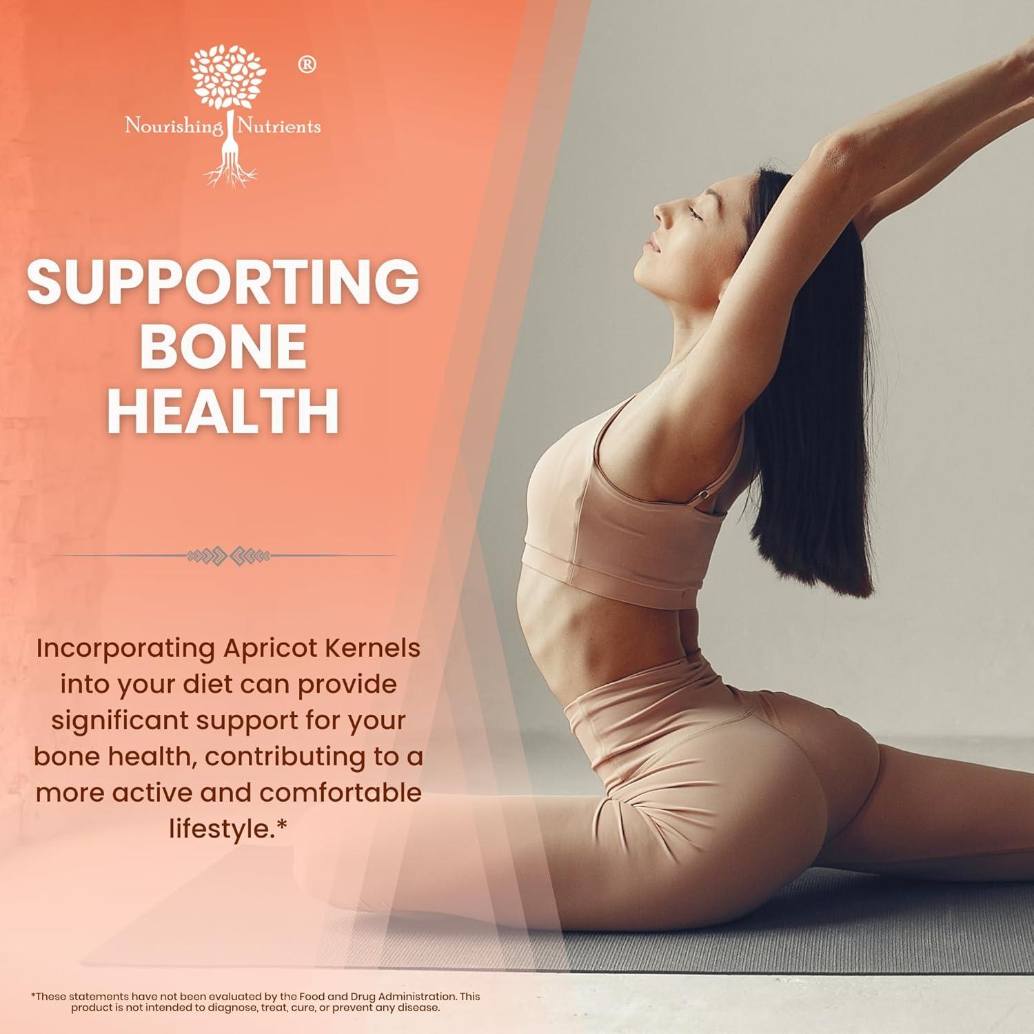 Polvo de Semillas de Albaricoque Orgánico Nourishing Nutrients 500mg - 120 Cápsulas