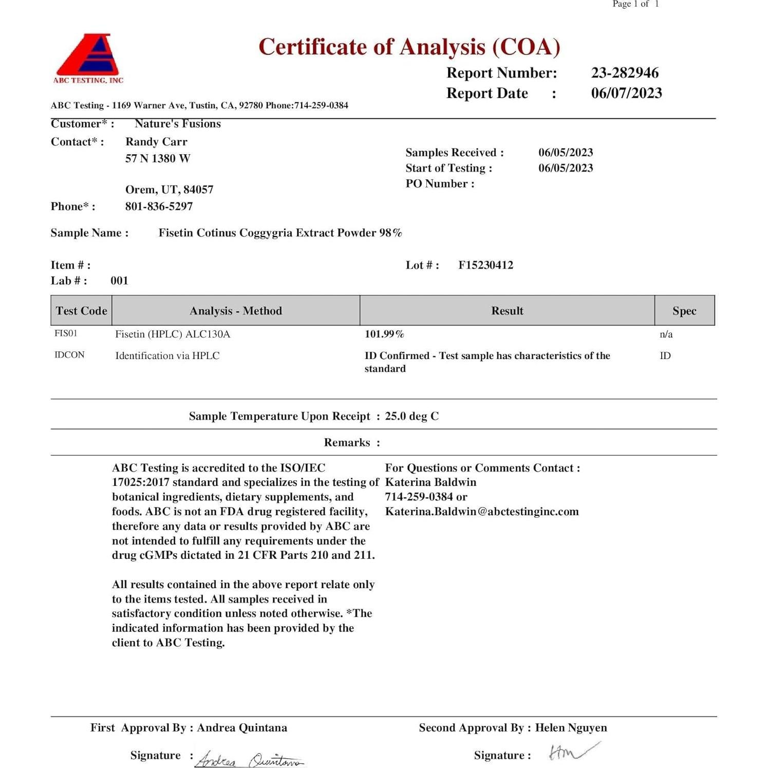 Suplemento Antioxidante Fisetina 500mg Nutri 32 Cápsulas