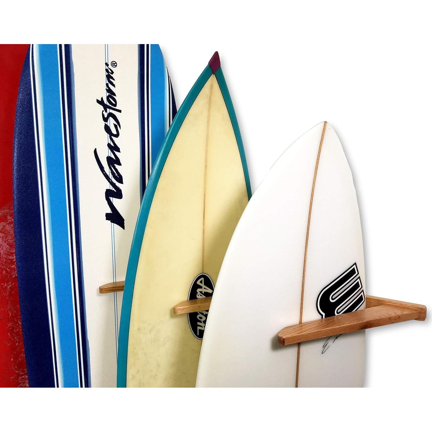 Soporte de Pared Madera StoreYourBoard para 6 Tablas Surf