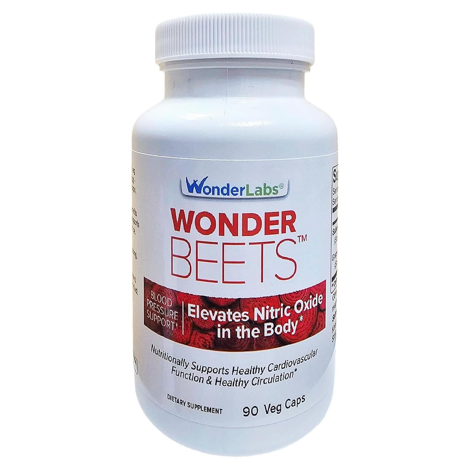 Cápsulas de raíz de remolacha Wonder Beet 1100mg 90 unidades