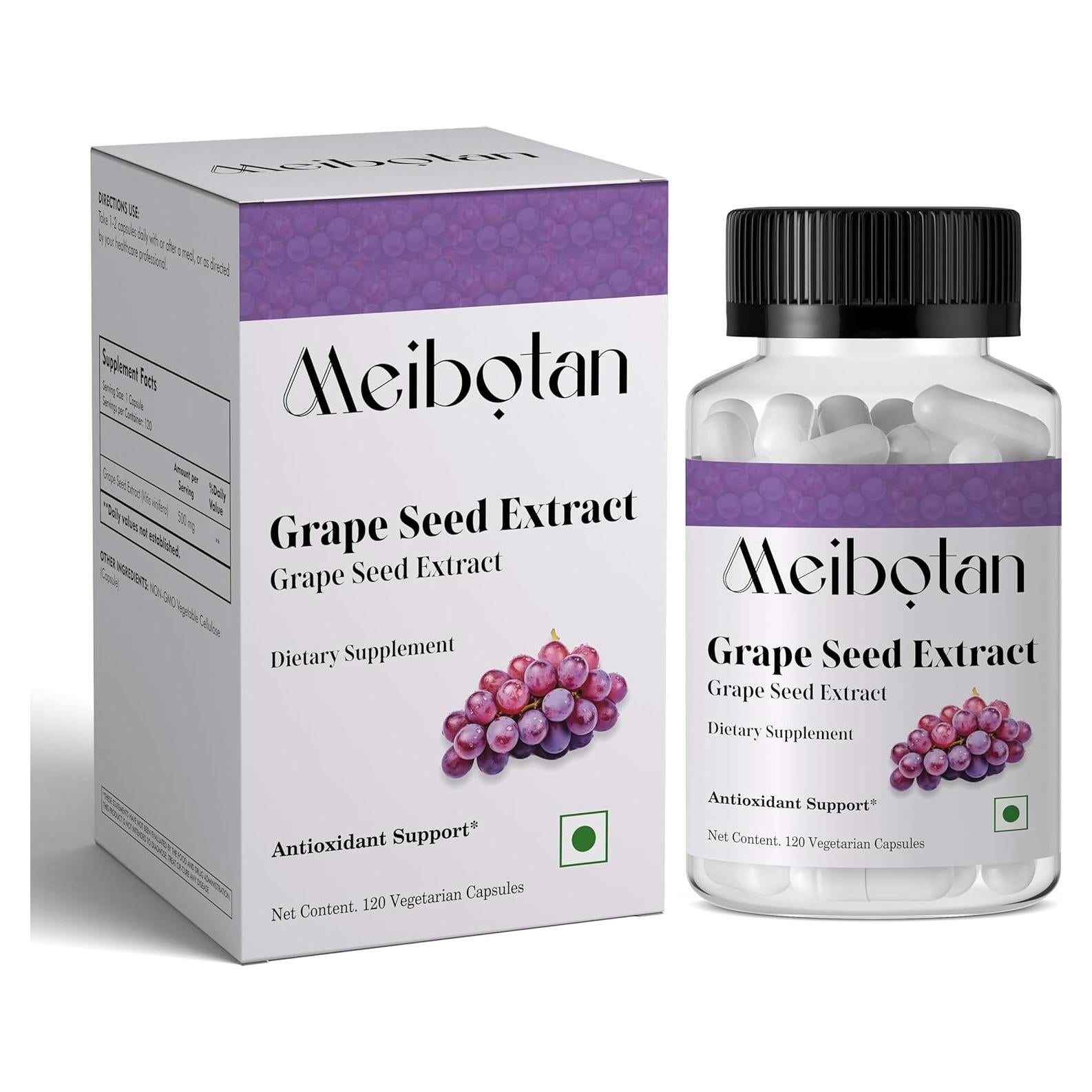 Extracto de Semilla de Uva FIDO PHARMA 500 mg 120 Cápsulas Veganas