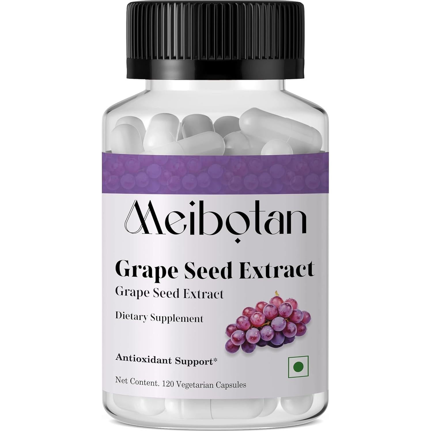 Extracto de Semilla de Uva FIDO PHARMA 500 mg 120 Cápsulas Veganas