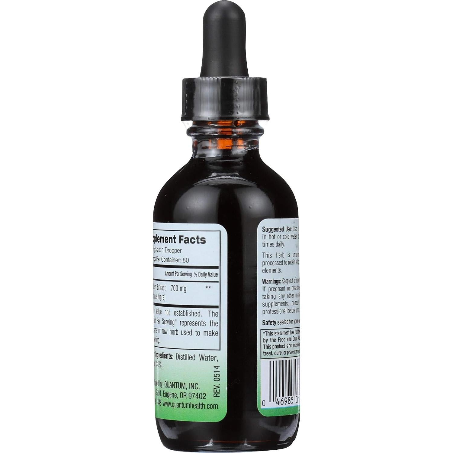 Extracto Líquido de Saúco Quantum Health 60 ml - Inmunidad