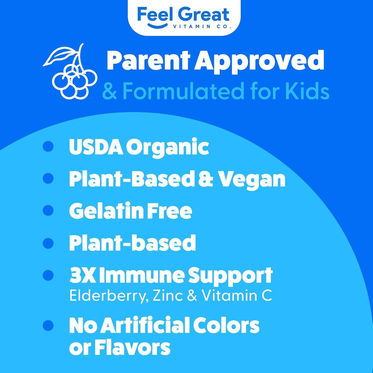 Extracto de Saúco Líquido Orgánico Feel Great 60ml - Inmunidad Niños