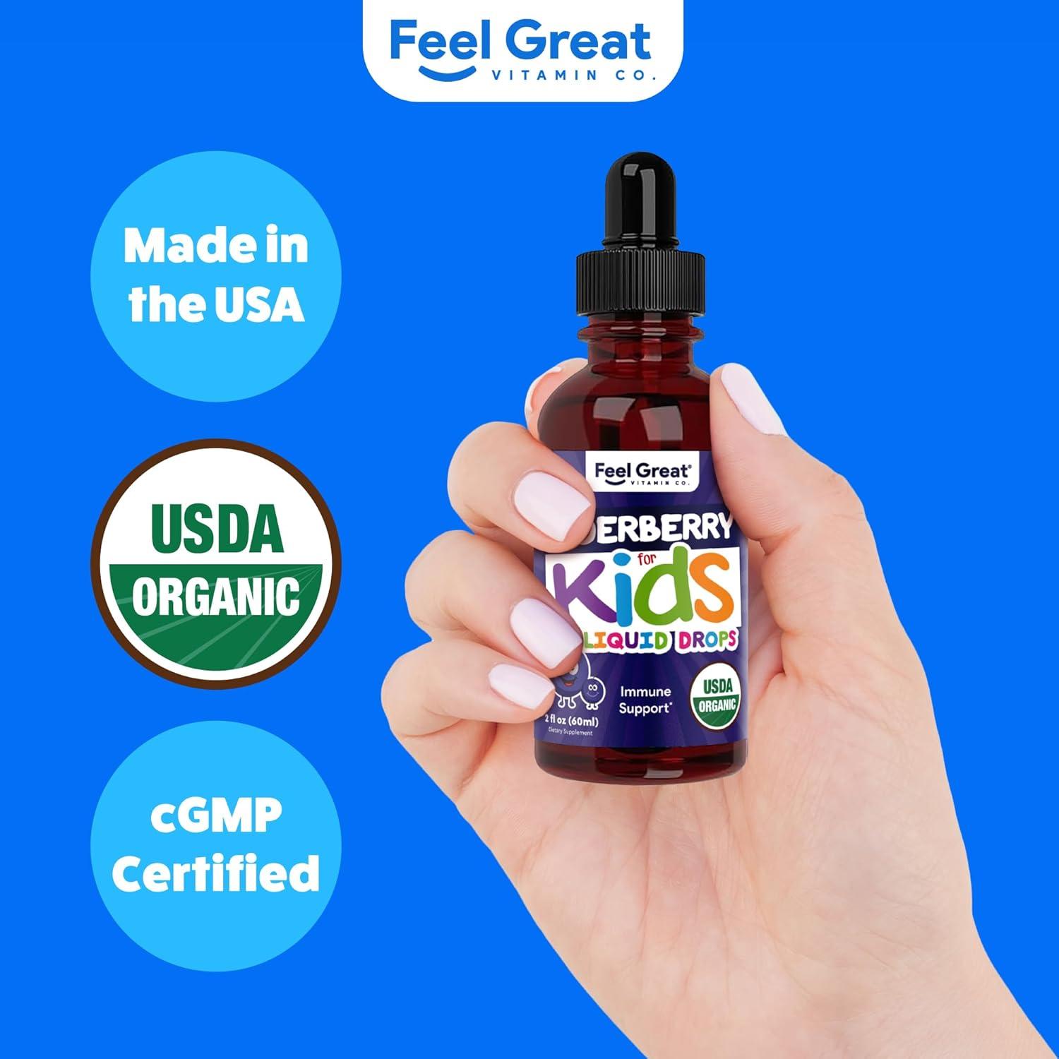 Extracto de Saúco Líquido Orgánico Feel Great 60ml - Inmunidad Niños