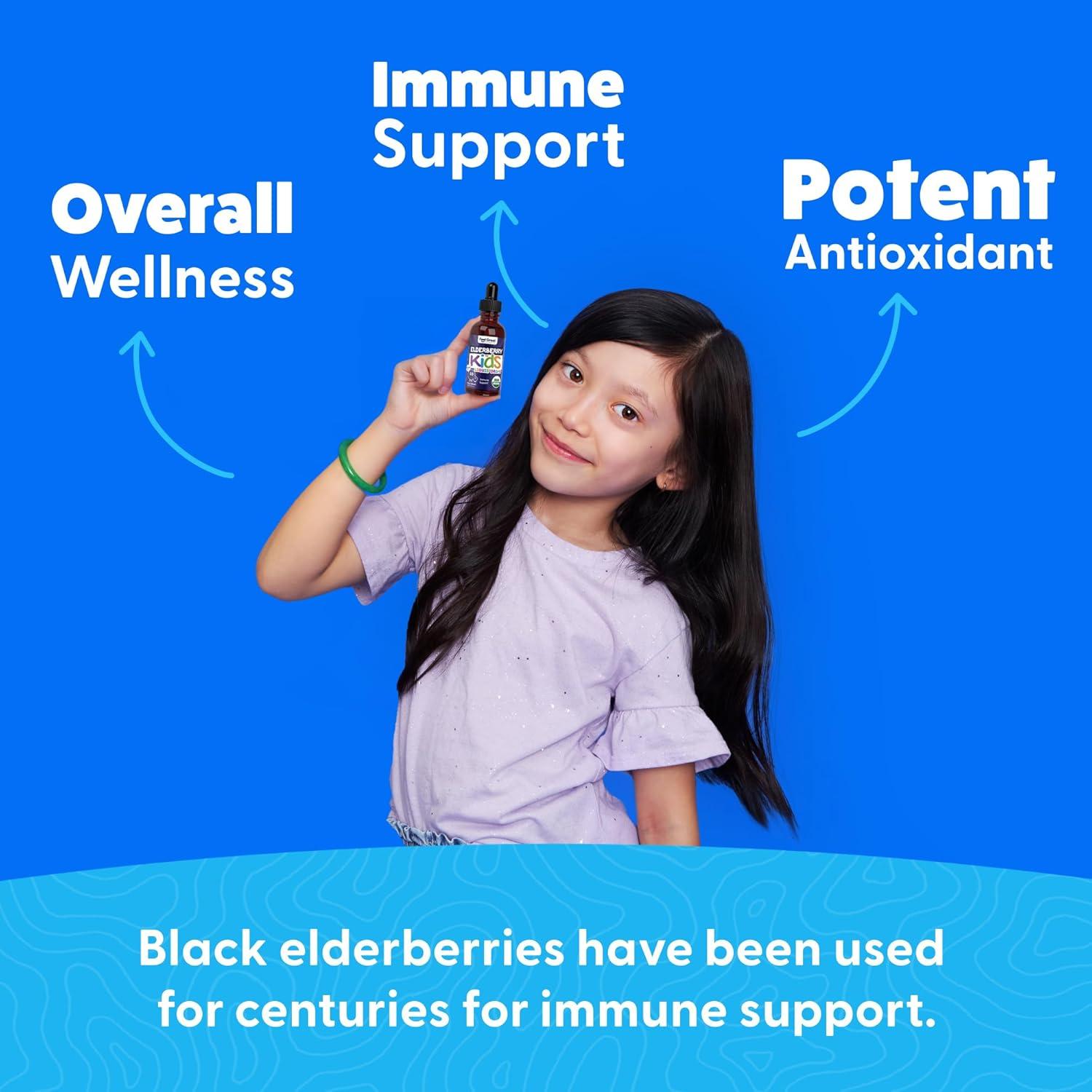 Extracto de Saúco Líquido Orgánico Feel Great 60ml - Inmunidad Niños