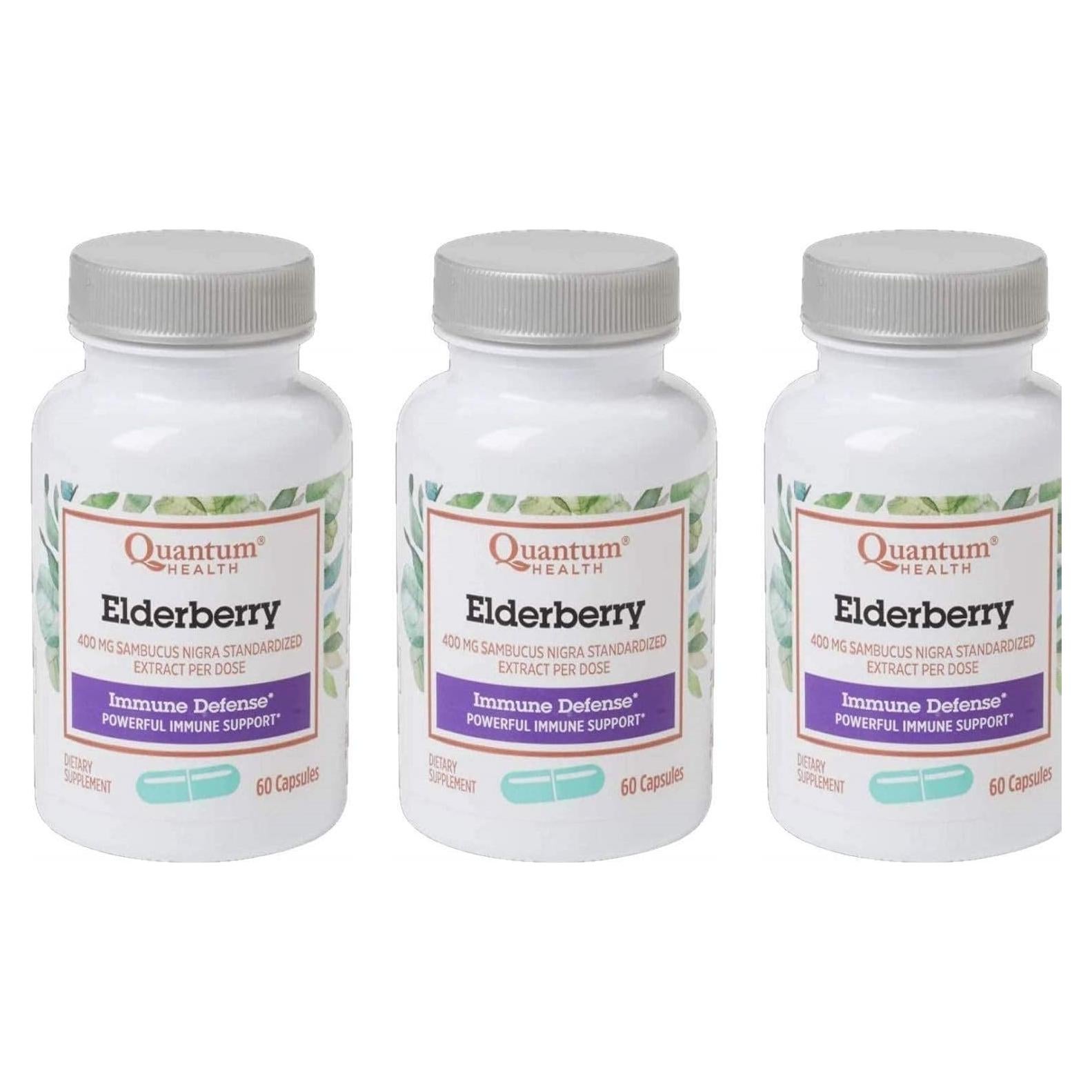 Cápsulas de Extracto de Saúco Quantum Health - 60 Unidades