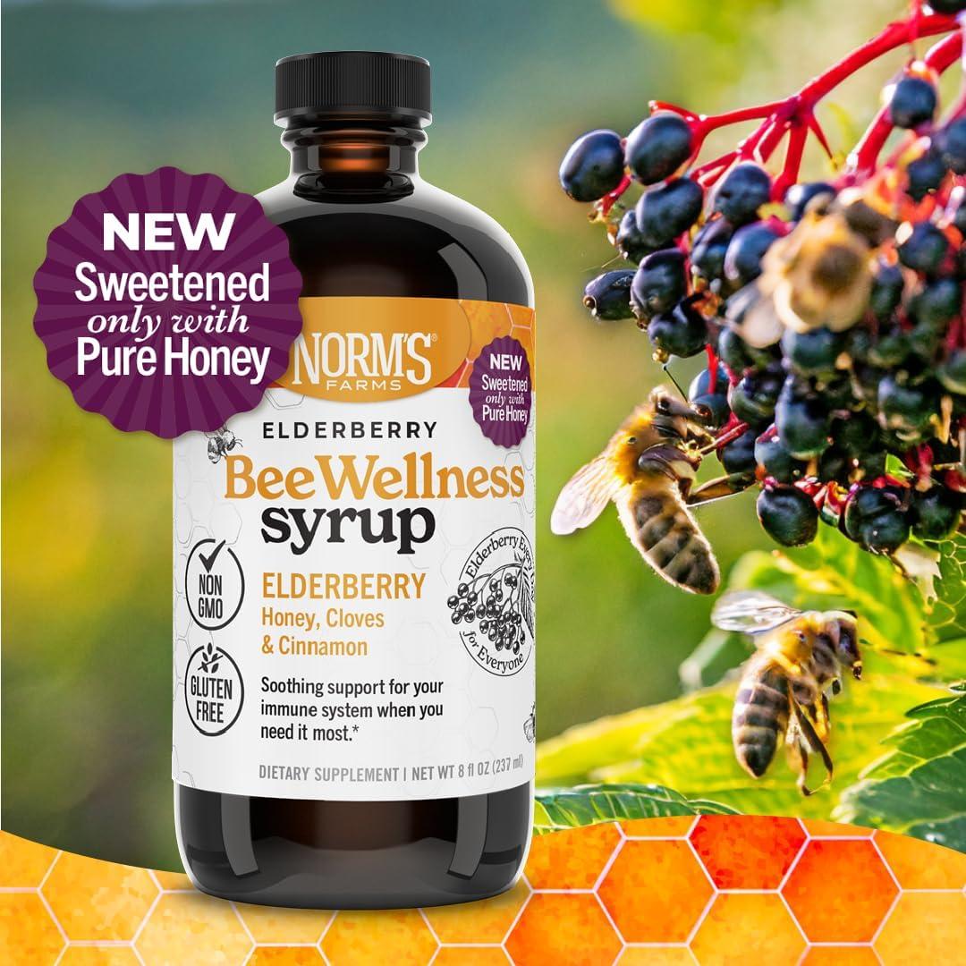 Jarabe de Saúco BeeWellness Norm's Farms 236.6 ml 2PK