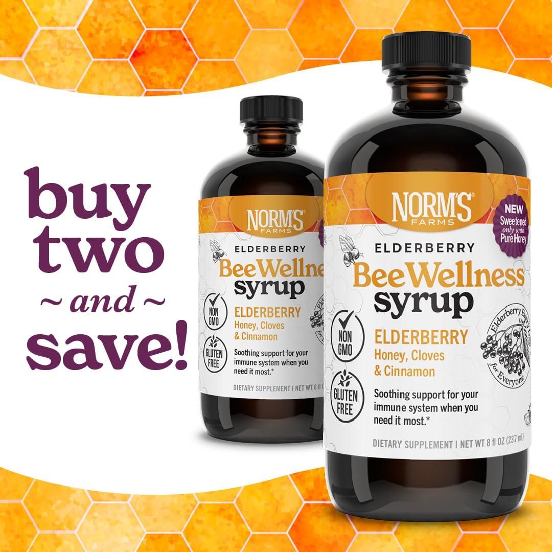 Jarabe de Saúco BeeWellness Norm's Farms 236.6 ml 2PK