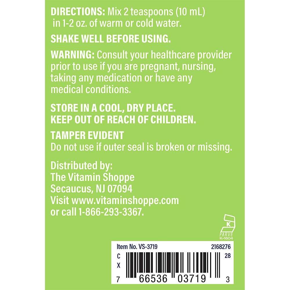 Extracto Líquido de Saúco Negro The Vitamin Shoppe 473 ml
