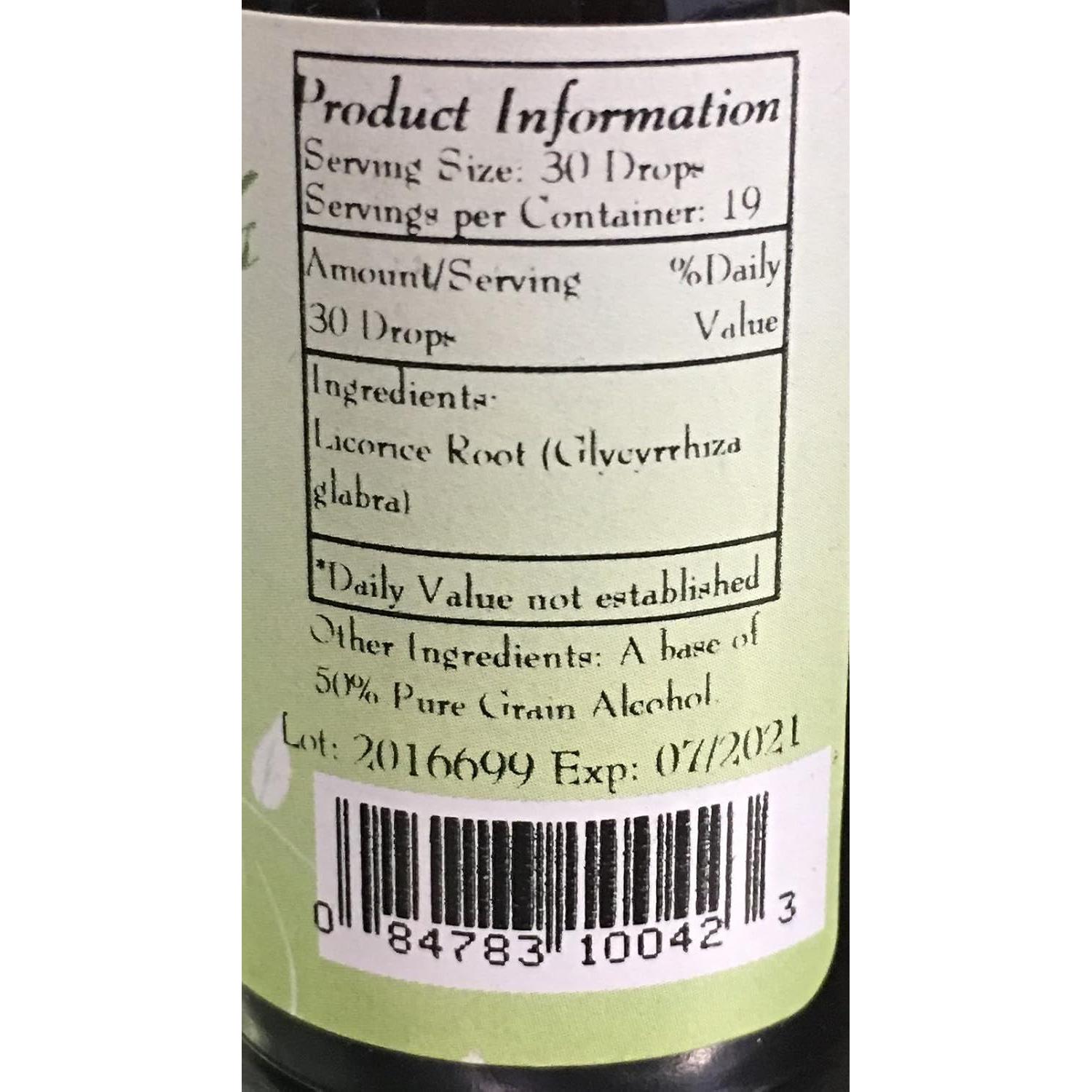 Extracto de Raíz de Regaliz Orgánico 28 g Mejor Botánicos