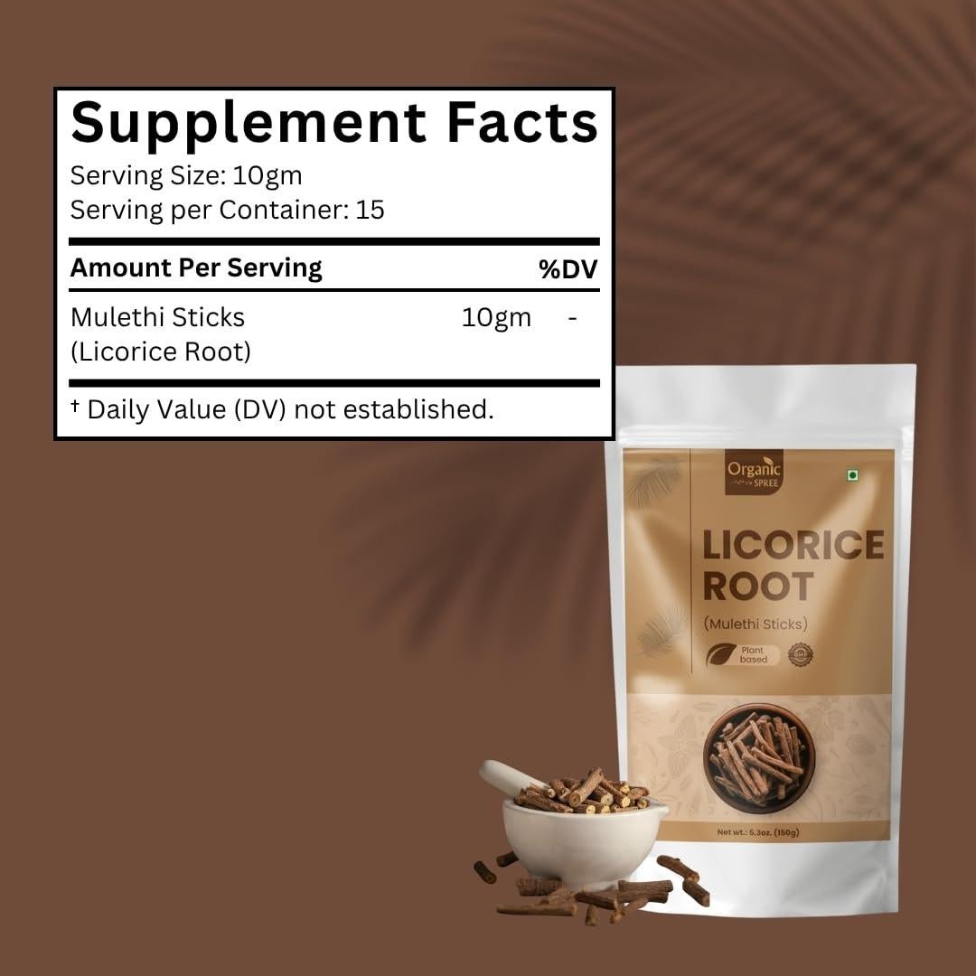 Suplemento Orgánico de Mulethi y Haritaki 150g - 120 Tabletas