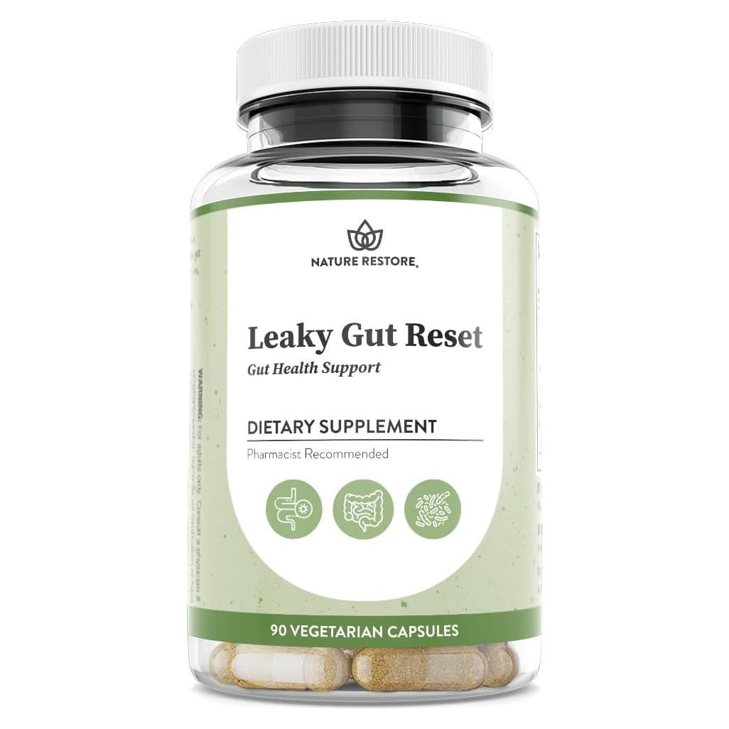 Cápsulas Digestivas Nature Restore | 90 Unidades | Probioticos y L-Glutamina