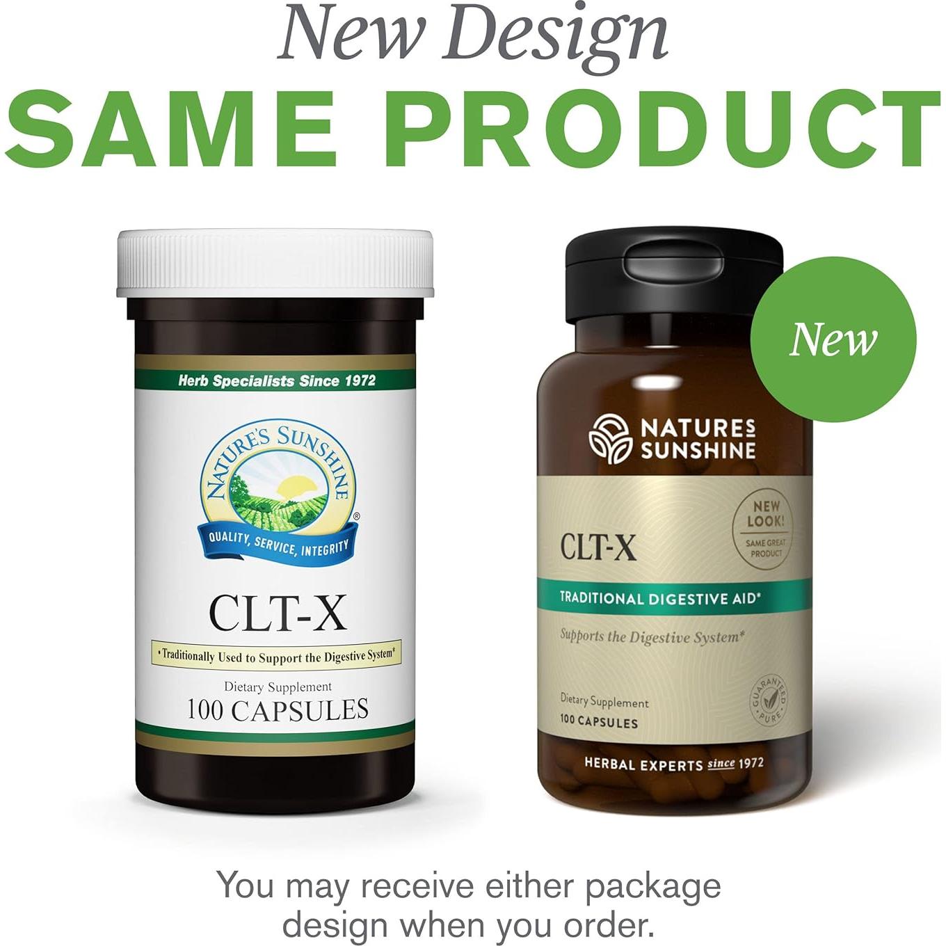 Cápsulas Digestivas Nature's Sunshine CLT-X 100 Unidades