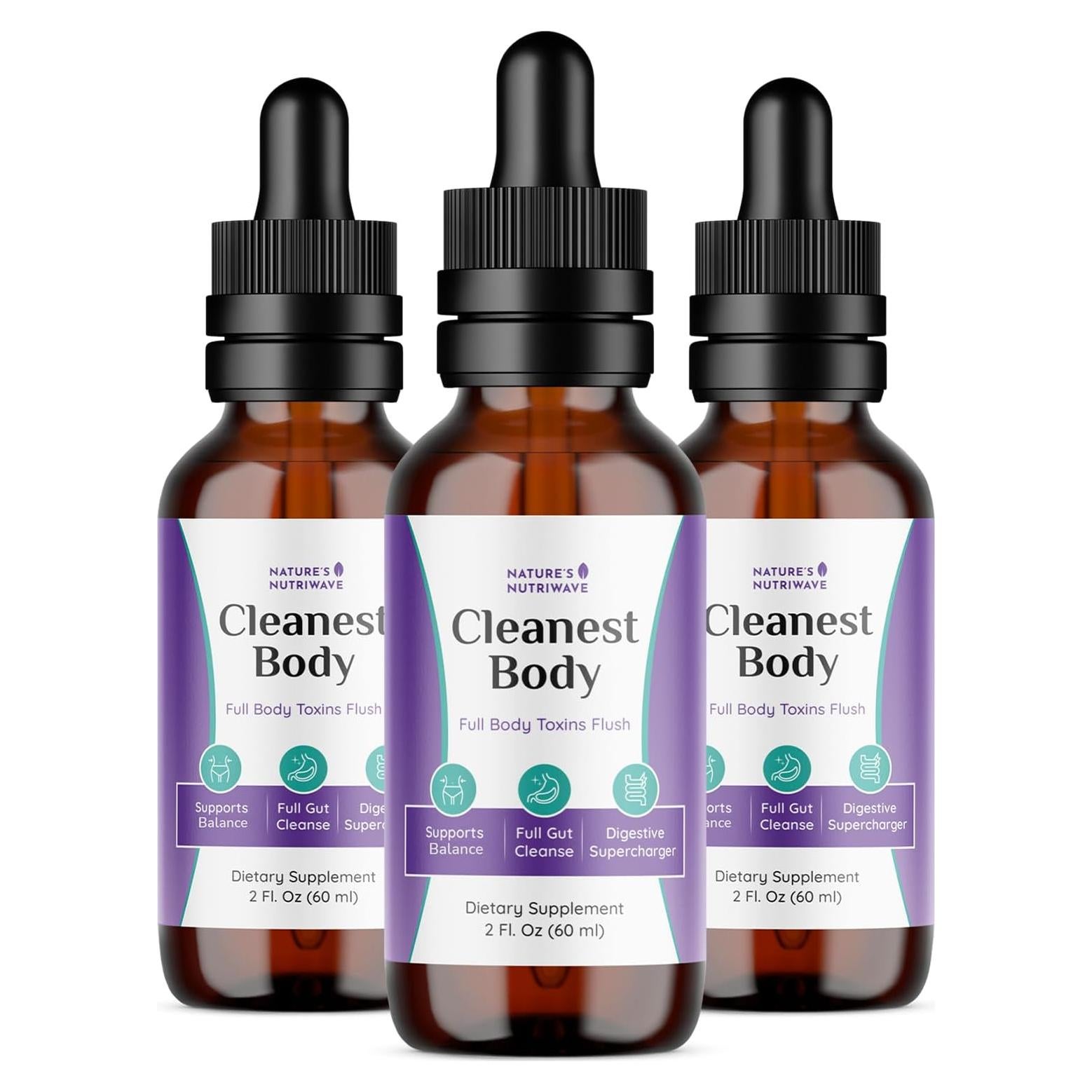 Suplemento Líquido Detox Cuerpo Más Limpio 60ml - Nature's NutriWave