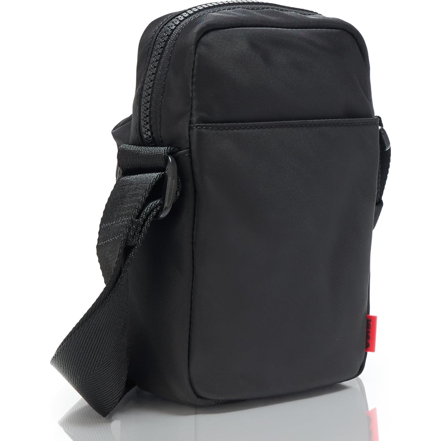 Bolso Cruzado HUGO Pequeño con Parche de Goma 12,7x7,6cm