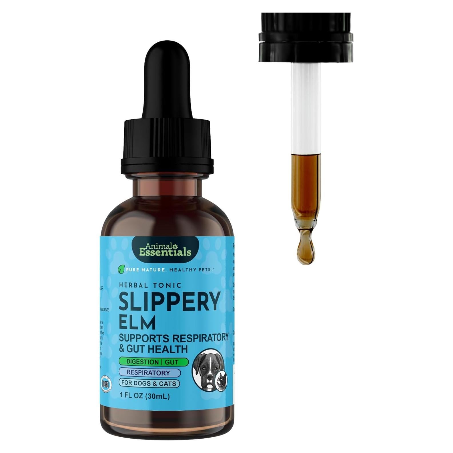 Gotas de Corteza de Olmo Resbaladizo Animal Essentials 30ml