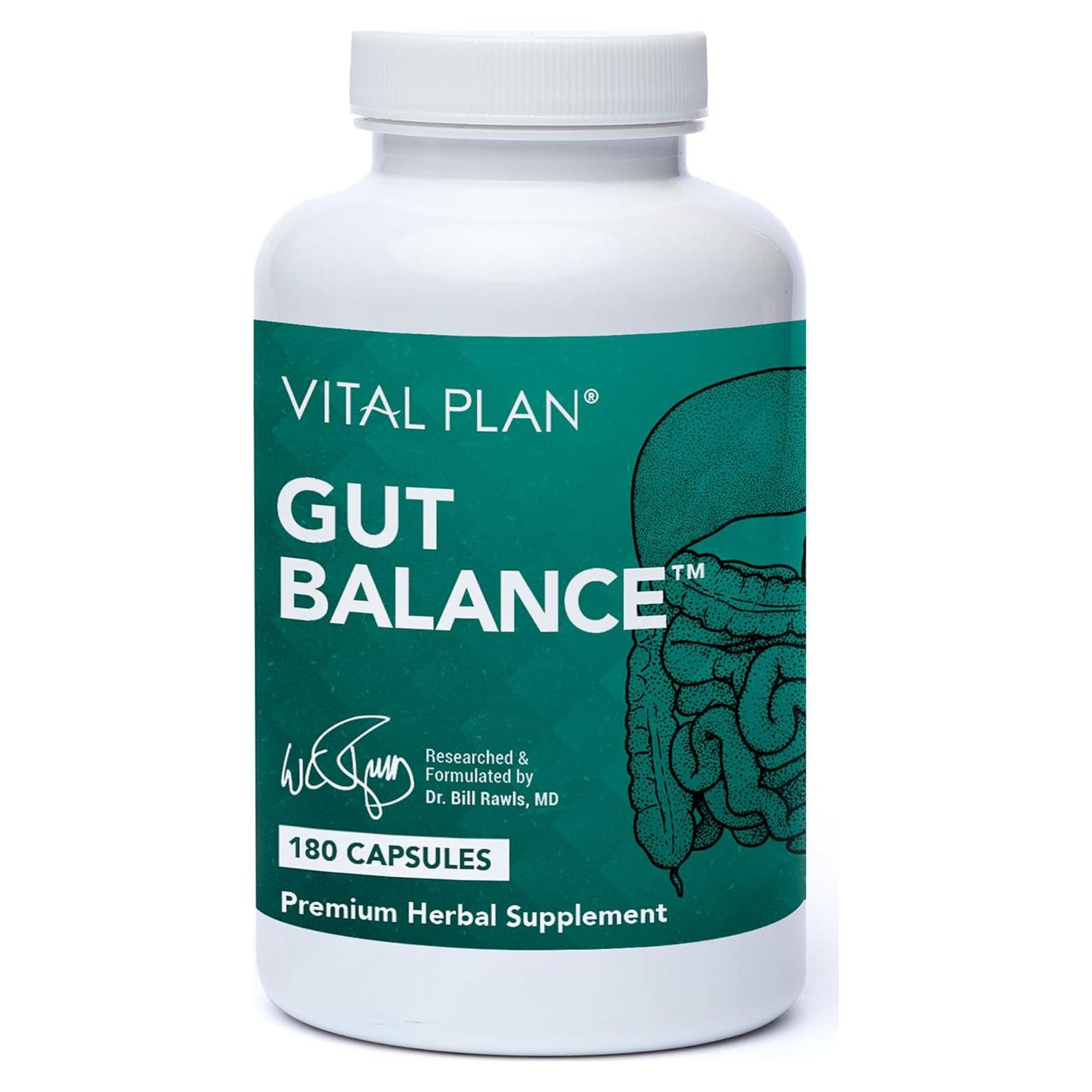 Suplemento Digestivo Vital Plan Dr. Bill Rawls 180 Cápsulas