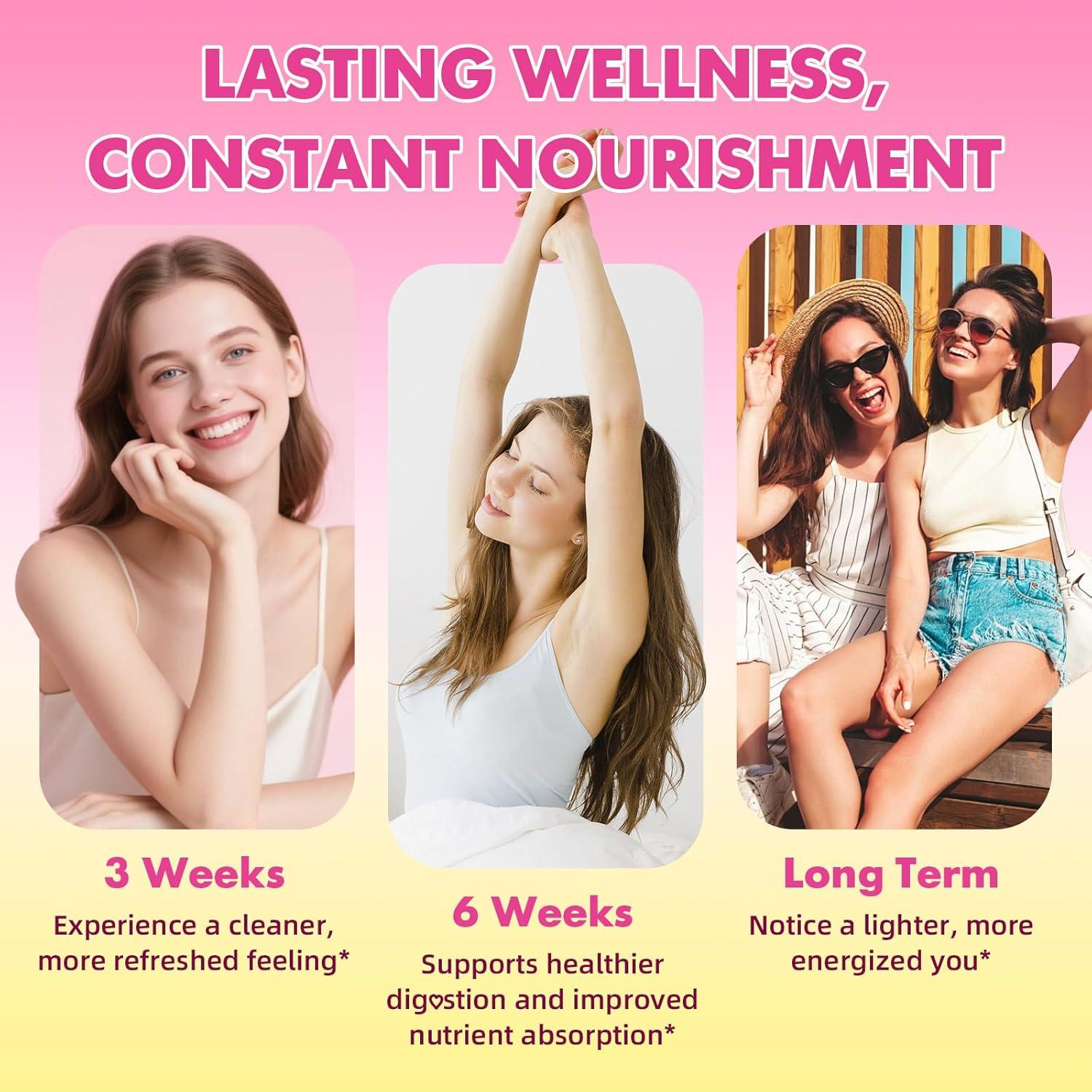 Gomitas Probioticas Femeninas Her Juicy Sabor Piña 60 Unidades