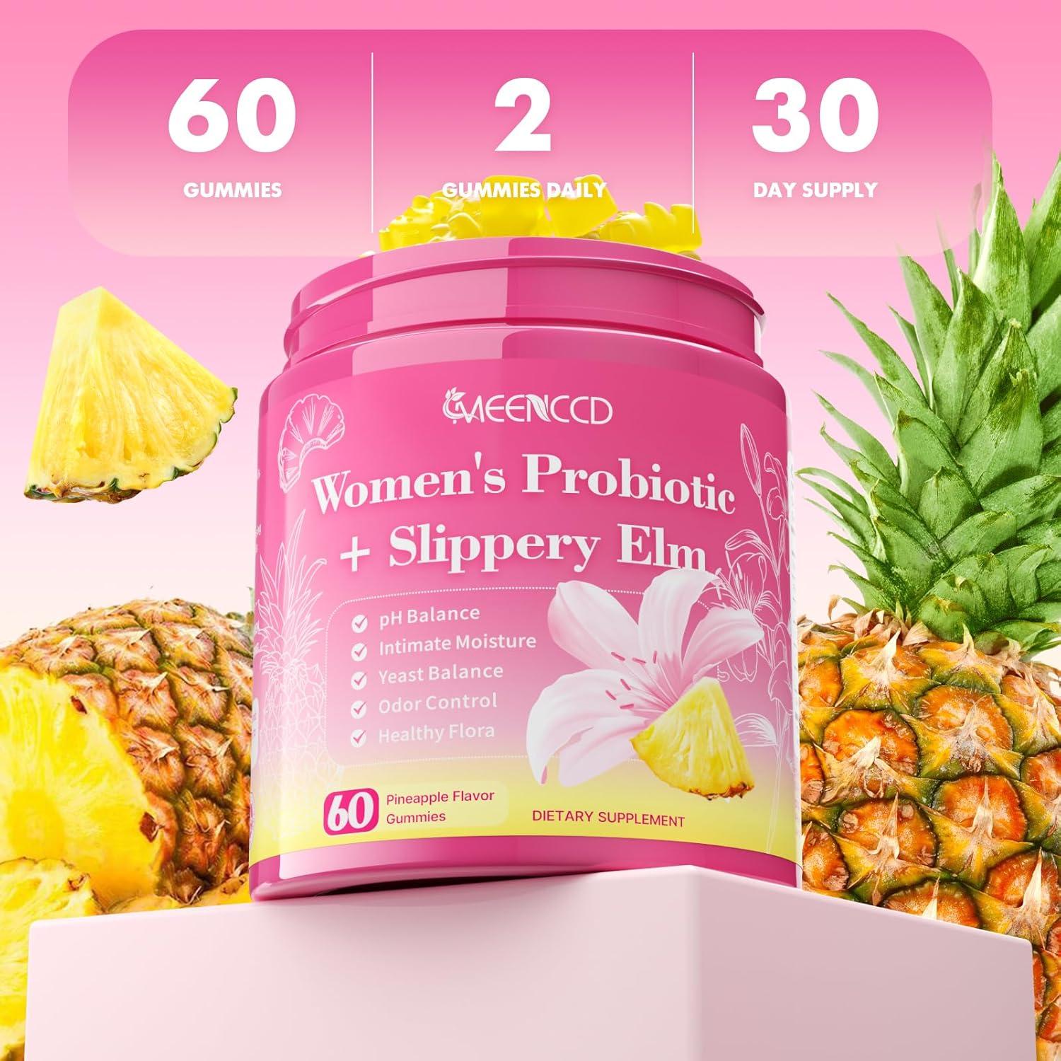 Gomitas Probioticas Femeninas Her Juicy Sabor Piña 60 Unidades