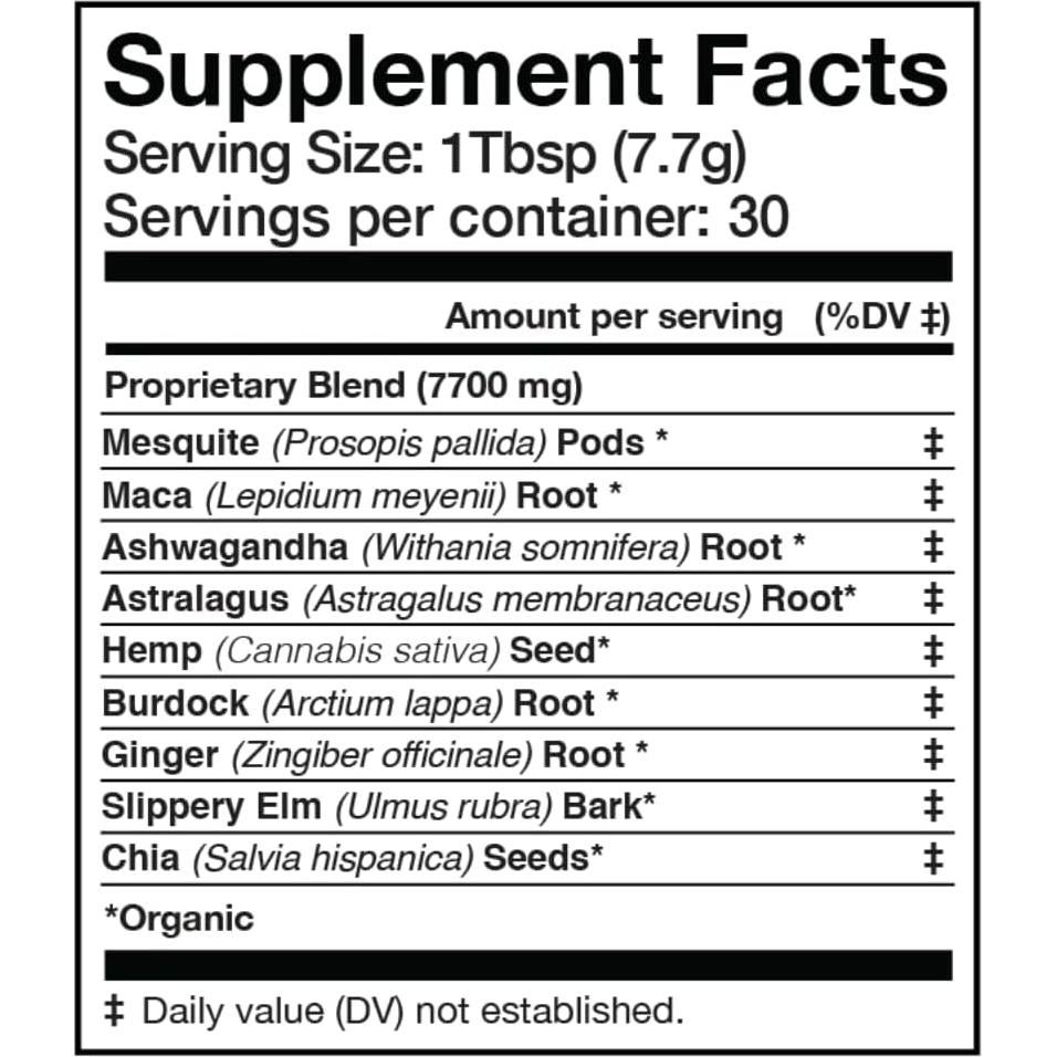 Suplemento Adaptogénico Anima Mundi 227g - Energía y Proteína