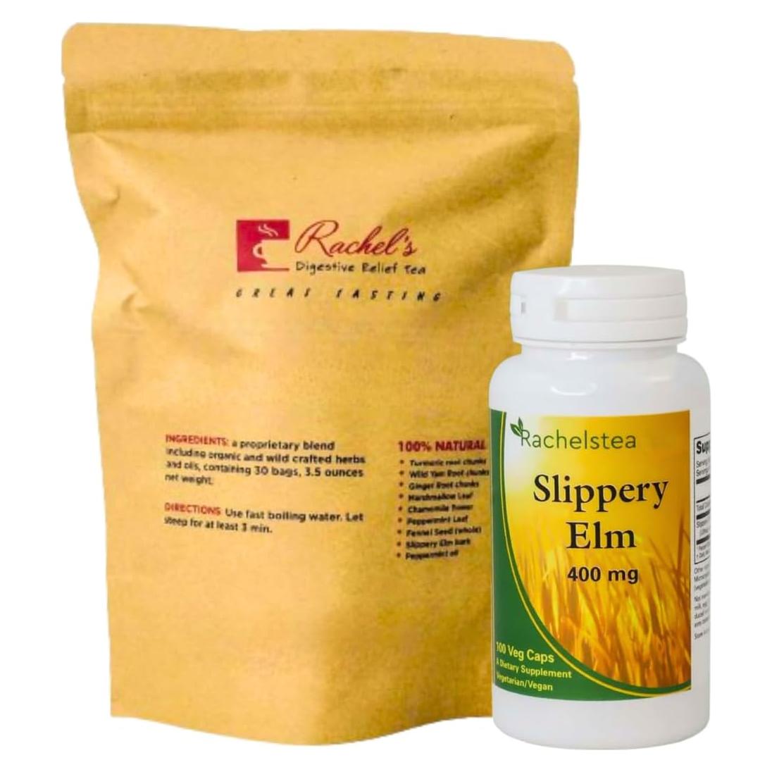 Té de Hierbas Sin Cafeína Rachel 30 Bolsitas + 100 Cápsulas