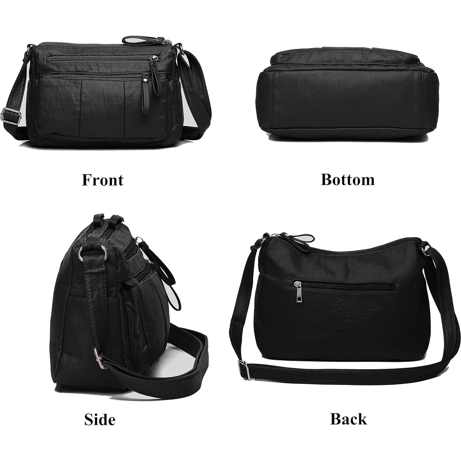 Bolso Cruzado VOLGANIK ROCK para Mujeres PU Cuero Suave