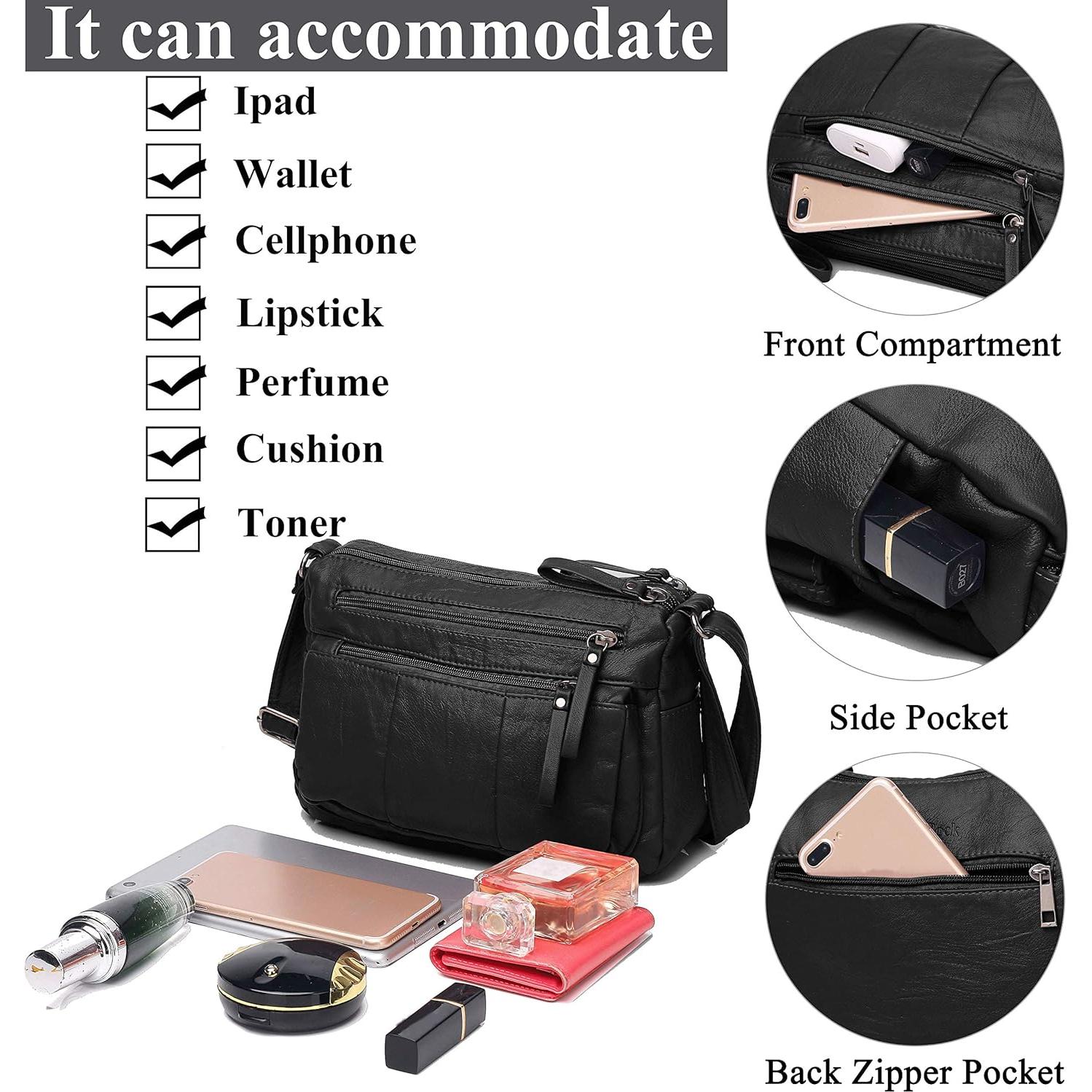 Bolso Cruzado VOLGANIK ROCK para Mujeres PU Cuero Suave