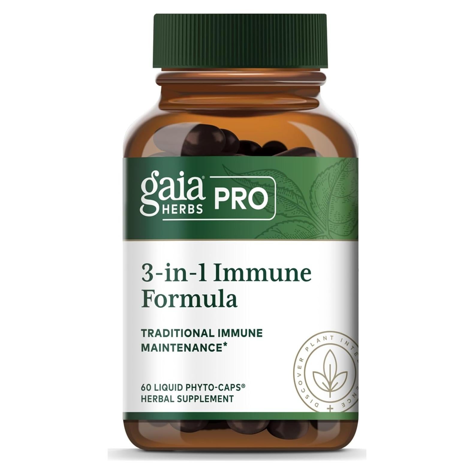 Suplemento Inmunológico Gaia Herbs PRO 60 Cápsulas Veganas