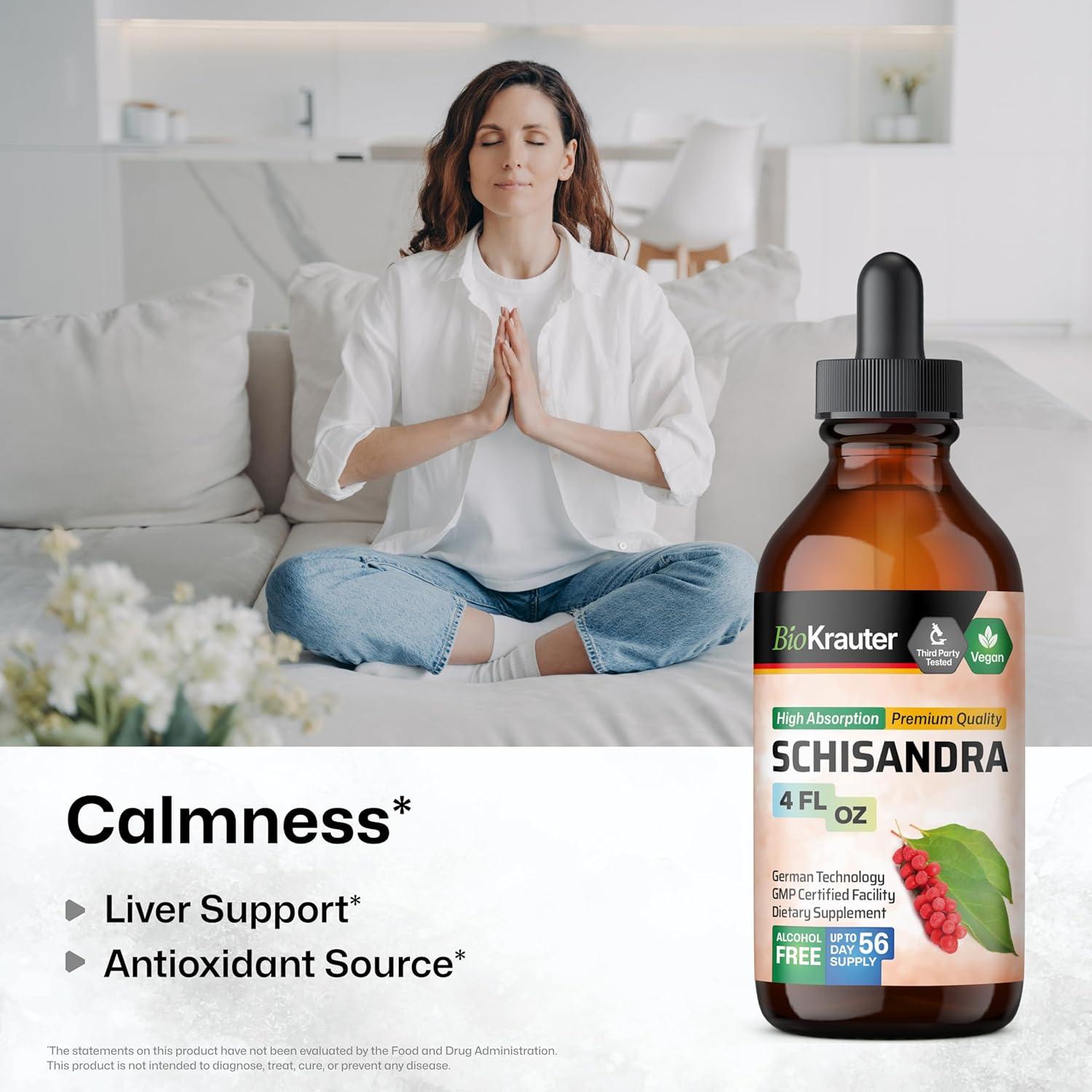 Tintura de Schisandra BioKrauter 118 ml + 60 Gomitas Cardosanto