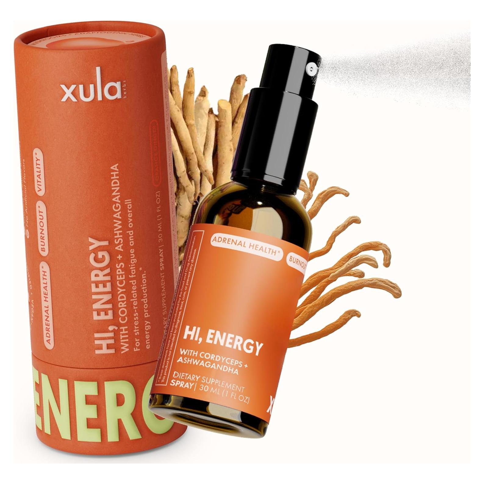 Suplemento en Spray XULA Energía - 60 Porciones Adaptógenos