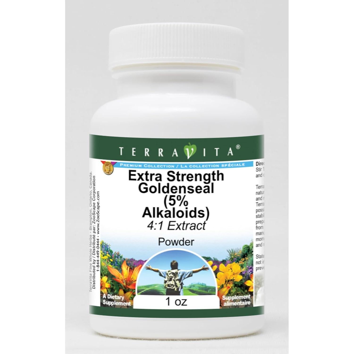 Extracto de Goldenseal en Polvo TerraVita 28.35 g 4:1 5% Alcaloides