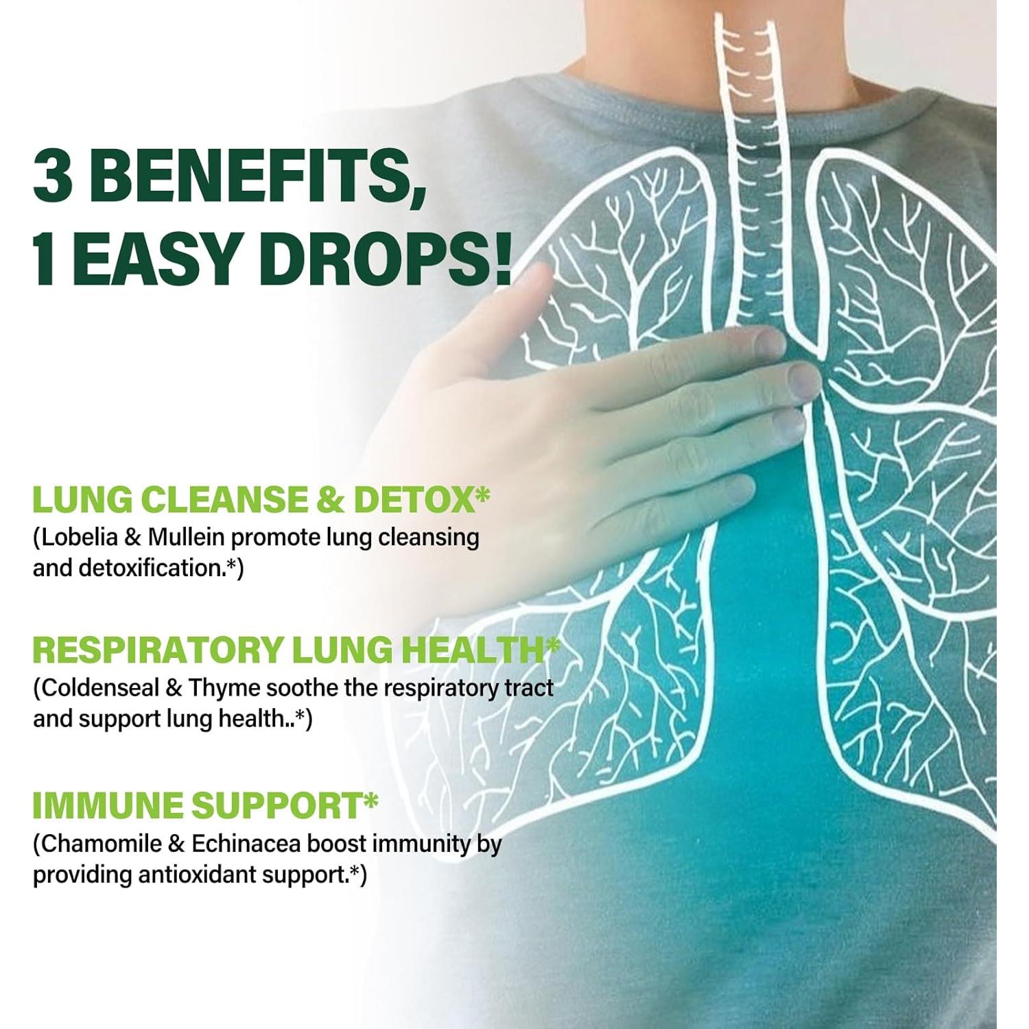 Tintura de Lobelia DetoxenNATURE 56.7ml - Salud Pulmonar y Inmunidad