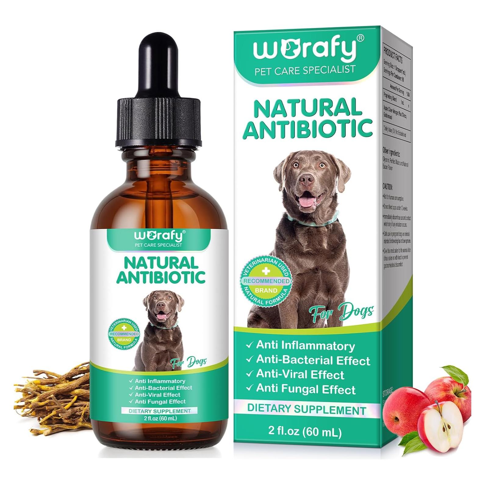 Antibióticos Naturales para Perros ZQZPZBPZ 60ml Sabor Tocino