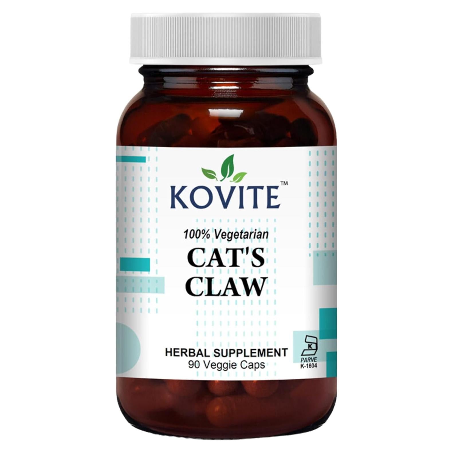 Suplemento Herbal Uña de Gato Kovite 500mg - Kosher Vegano