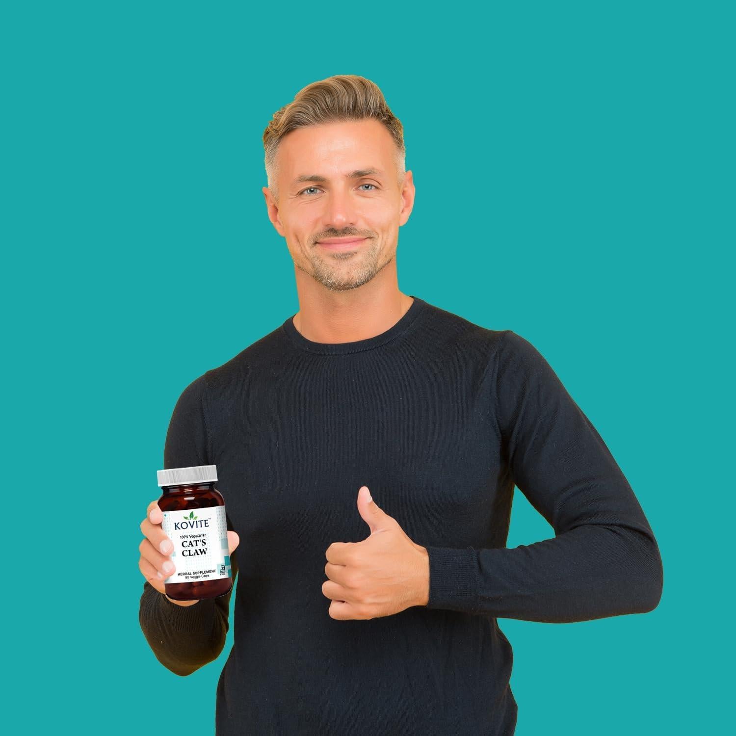 Suplemento Herbal Uña de Gato Kovite 500mg - Kosher Vegano