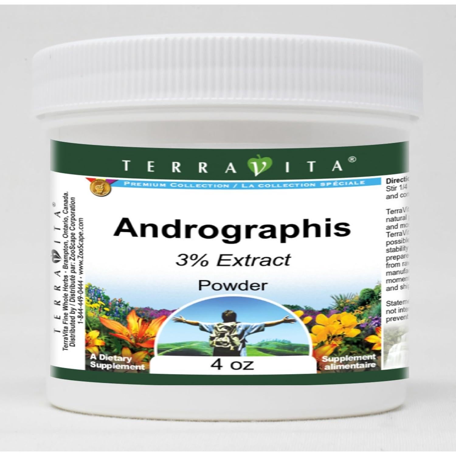 Andrographis Paniculata 3% Polvo 113.4 g TerraVita