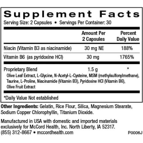 Extracto de hoja de olivo ImmuneHealth 1500mg - Soporte inmune