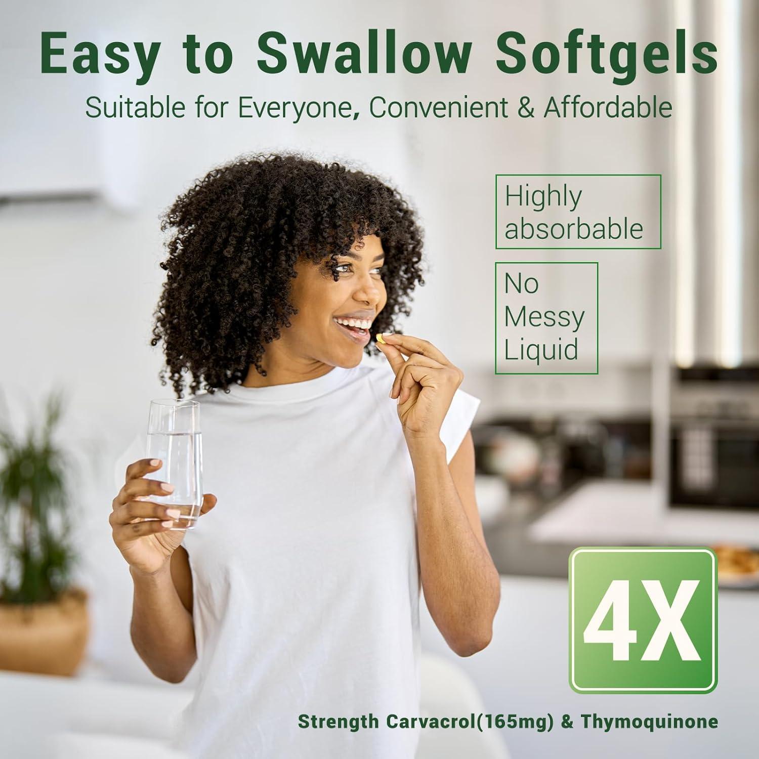 Aceite de Orégano 6000mg + Semilla Negra 200mg - 60 Cápsulas