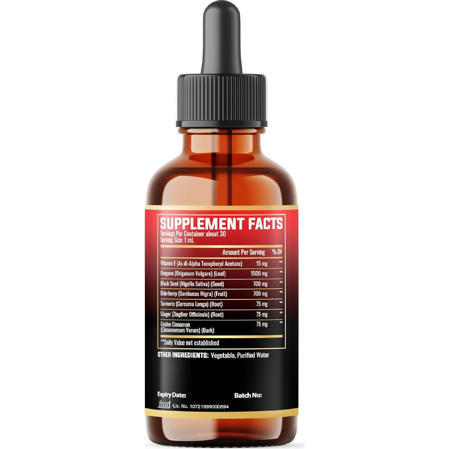 Gotas de Orégano Líquido Milivol 30ml - Soporte Inmunológico