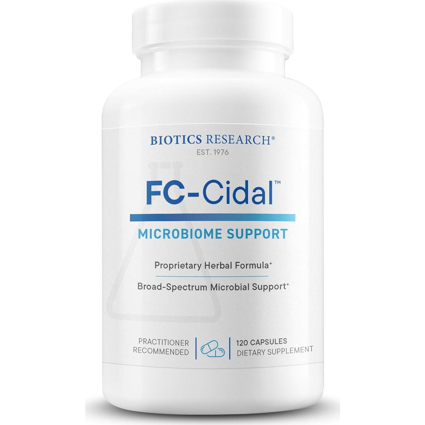 Biotics Research A.D.P. Aceite de Orégano y FC-Cidal 120 tabletas/cápsulas