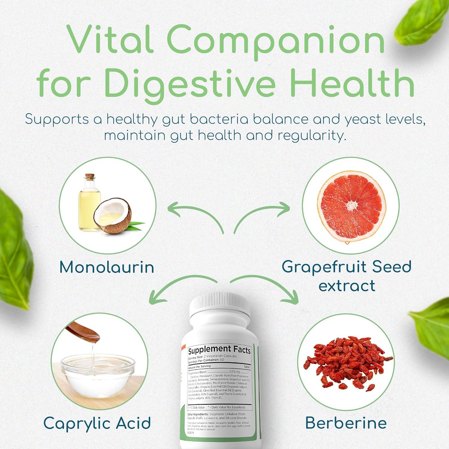Suplemento Digestivo Equilibrio del Microbioma - 120 Cápsulas